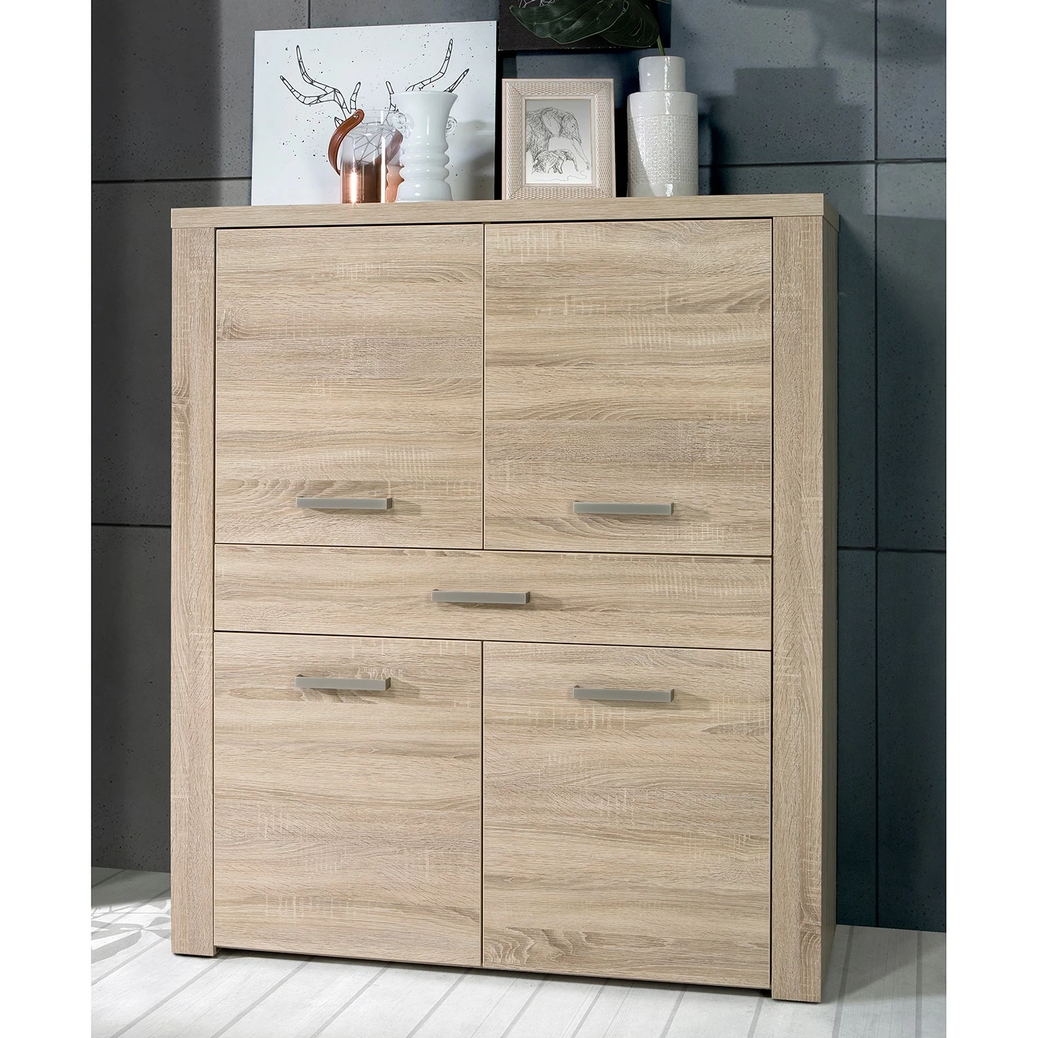Loftscape Highboard Parksville I - Eiche Sonoma Dekor 2 Loftscape Highboard Parksville I - Eiche Sonoma Dekor – Bild 2