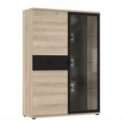 Loftscape Highboard Piemont - Inkl. Beleuchtung - Eiche Dekor