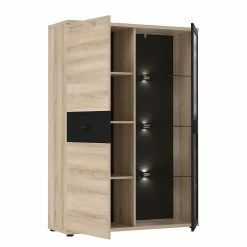 Loftscape Highboard Piemont - Inkl. Beleuchtung - Eiche Dekor -WOHNZIMMERMÖBEL Verkäufe 1000342471 220404 031 DETAILS P000000001000342471