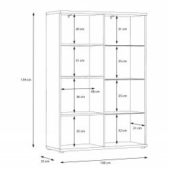 Loftscape Highboard Piemont - Inkl. Beleuchtung - Eiche Dekor -WOHNZIMMERMÖBEL Verkäufe 1000342471 220404 501 SKETCH DETAILS P000000001000342471 sketch