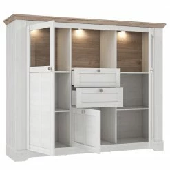 Ridgevalley Highboard Sandvik II - Eiche Weiß Dekor / Eiche Nelson Dekor 9 Ridgevalley Highboard Sandvik II - Eiche Weiß Dekor / Eiche Nelson Dekor -WOHNZIMMERMÖBEL Verkäufe 1000342493 220331 040 DETAILS P000000001000342493