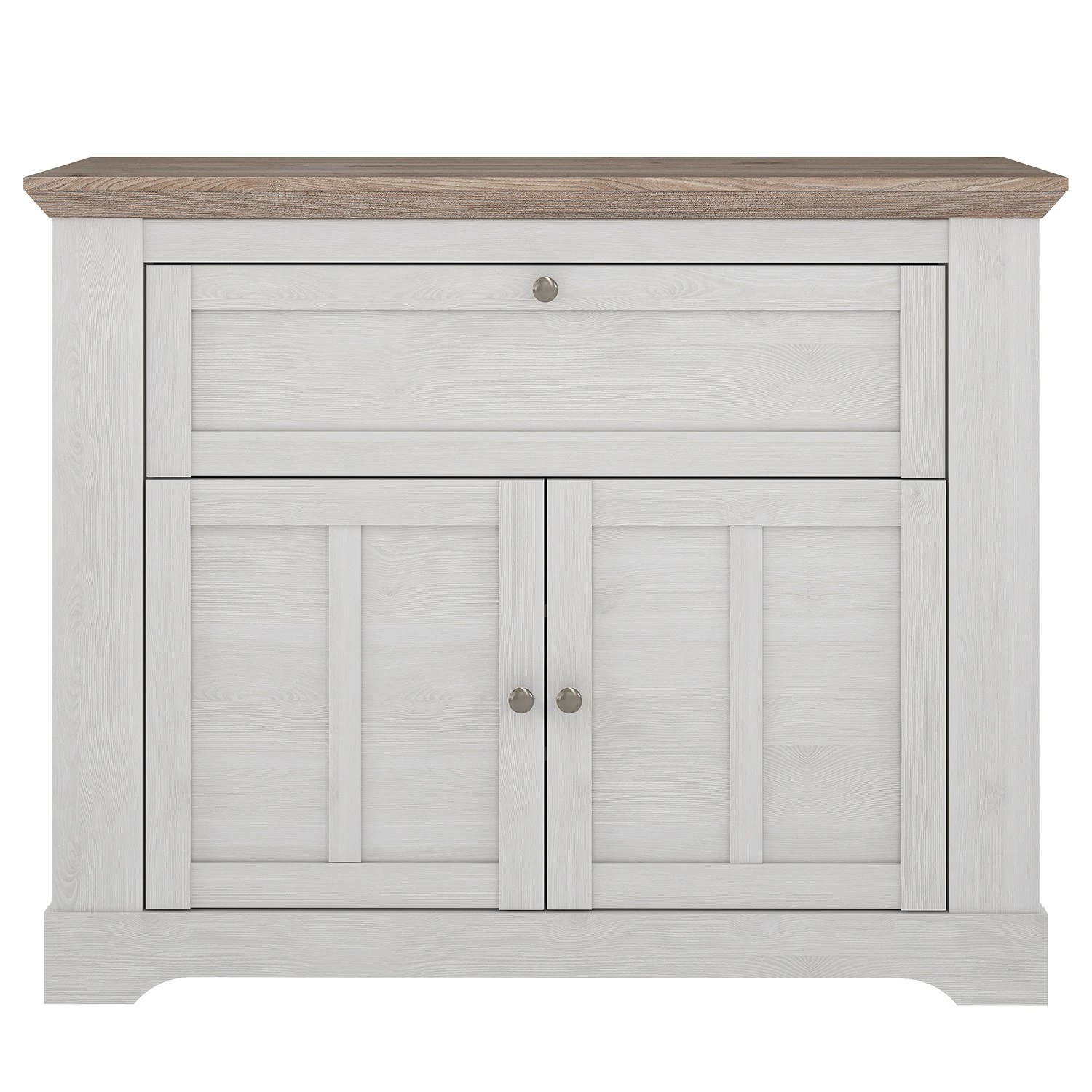 Ridgevalley Kommode Sandvik - Eiche Weiß Dekor / Eiche Nelson Dekor 2 Ridgevalley Kommode Sandvik - Eiche Weiß Dekor / Eiche Nelson Dekor – Bild 2