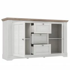 Ridgevalley Sideboard Sandvik I - Eiche Weiß Dekor / Eiche Nelson Dekor -WOHNZIMMERMÖBEL Verkäufe 1000342505 220331 040 DETAILS P000000001000342505