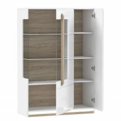Loftscape Highboard Toscana II - Inkl. Beleuchtung - Eiche Sonoma Dekor -WOHNZIMMERMÖBEL Verkäufe 1000342511 220331 040 DETAILS P000000001000342511