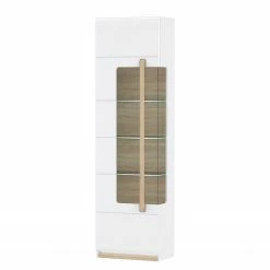 Loftscape Standvitrine Toscana - Inkl. Beleuchtung - Eiche Sonoma Dekor