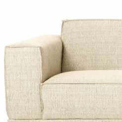 Studio Copenhagen Ecksofa Pernu II - Flachgewebe Costa: Schneeweiß - Ottomane davorstehend rechts -WOHNZIMMERMÖBEL Verkäufe 1000342978 220405 080 DETAILS P000000001000342978