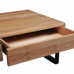 Red Living Couchtisch Rexburg - Wildeiche massiv / Metall - Wildeiche / Schwarz -WOHNZIMMERMÖBEL Verkäufe 1000343566 220401 050 DETAILS P000000001000343566