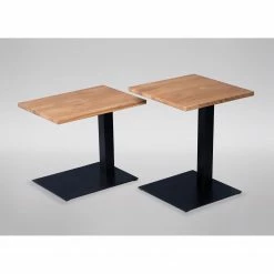 Red Living Beistelltisch Rhyll II - Wildeiche massiv / Metall - Wildeiche / Schwarz -WOHNZIMMERMÖBEL Verkäufe 1000343569 220401 045 DETAILS P000000001000343569