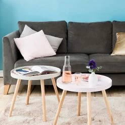 Butlers Beistelltisch SWING TIME - Pinienholz - Weiß -WOHNZIMMERMÖBEL Verkäufe 1000343919 220406 021 MOOD DETAILS P000000001000343919 mood