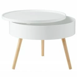 Butlers Beistelltisch COFFEE TIME - Pinienholz - Weiß