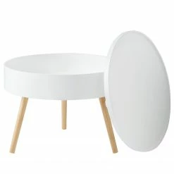 Butlers Beistelltisch COFFEE TIME - Pinienholz - Weiß -WOHNZIMMERMÖBEL Verkäufe 1000343937 220406 040 DETAILS P000000001000343937