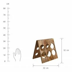 Butlers Weinregal MANGO DAYS II - Mangoholz - Braun -WOHNZIMMERMÖBEL Verkäufe 1000343945 220406 500 SKETCH DETAILS P000000001000343945 sketch
