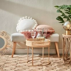 Butlers Beistelltisch BOHO LOUNGE - Rattan / Eisen - Natur -WOHNZIMMERMÖBEL Verkäufe 1000344005 220406 021 MOOD DETAILS P000000001000344005 mood