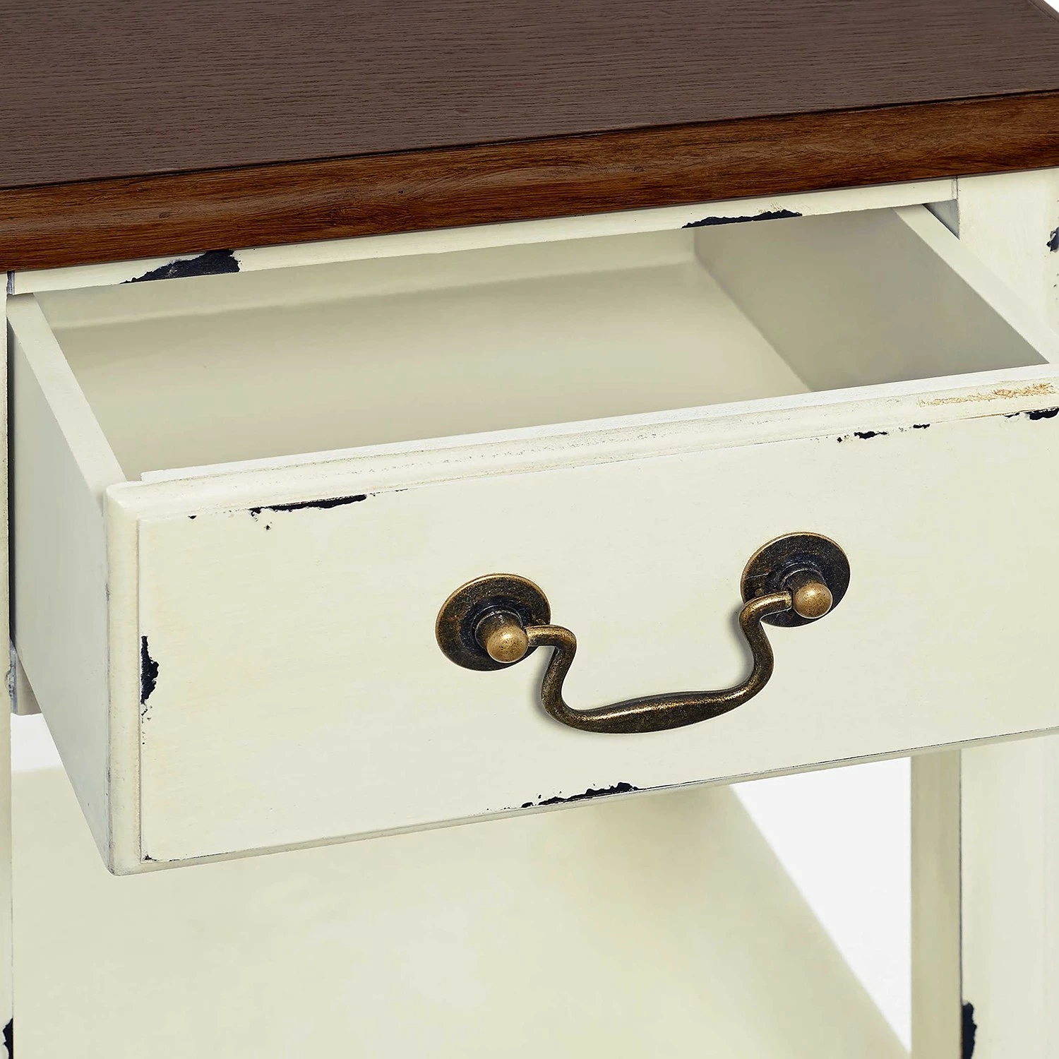 Butlers Konsolentisch CABOTT COVE - Eschenholz - Creme / Braun 6 Butlers Konsolentisch CABOTT COVE - Eschenholz - Creme / Braun – Bild 6