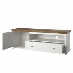 Ridgevalley Wohnkombination Emmanuela (2-teilig) - Kiefer Weiß Dekor -WOHNZIMMERMÖBEL Verkäufe 1000344577 220414 035 DETAILS P000000001000344577