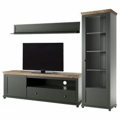 Ridgevalley Wohnwand Emmanuela I (3-teilig) - Dunkelgrün