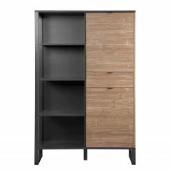 Loftscape Schrank Mid West - Bambus Dekor / Anthrazit -WOHNZIMMERMÖBEL Verkäufe 1000344590 220407 030 DETAILS P000000001000344590