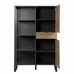 Loftscape Schrank Mid West - Bambus Dekor / Anthrazit -WOHNZIMMERMÖBEL Verkäufe 1000344590 220407 031 DETAILS P000000001000344590