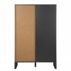 Loftscape Schrank Mid West - Bambus Dekor / Anthrazit -WOHNZIMMERMÖBEL Verkäufe 1000344590 220407 037 DETAILS P000000001000344590