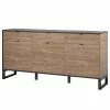 Loftscape Sideboard Mid West I - Bambus Dekor / Anthrazit