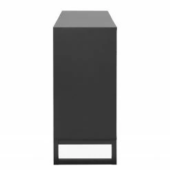 Loftscape Sideboard Mid West I - Bambus Dekor / Anthrazit -WOHNZIMMERMÖBEL Verkäufe 1000344591 220407 034 DETAILS P000000001000344591