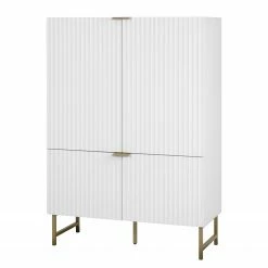 Loftscape Highboard Metropolis - Matt Weiß