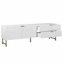 Loftscape TV-Lowboard Metropolis - Matt Weiß -WOHNZIMMERMÖBEL Verkäufe 1000344594 220407 032 DETAILS P000000001000344594