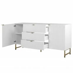 Loftscape Sideboard Metropolis - Matt Weiß -WOHNZIMMERMÖBEL Verkäufe 1000344595 220407 031 DETAILS P000000001000344595