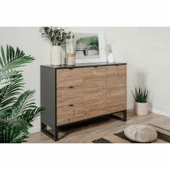 Loftscape Kommode Mid West - Bambus Dekor / Anthrazit 14 Loftscape Kommode Mid West - Bambus Dekor / Anthrazit -WOHNZIMMERMÖBEL Verkäufe 1000344599 220407 021 MOOD DETAILS P000000001000344599 mood