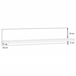 Loftscape Wandboard Vetras - Hochglanz Weiß / Beton Dekor -WOHNZIMMERMÖBEL Verkäufe 1000344661 220414 501 SKETCH DETAILS P000000001000344661 sketch