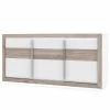Loftscape Sideboard Wilander - Inkl. Beleuchtung - Hochglanz Weiß / Eiche Nelson Dekor