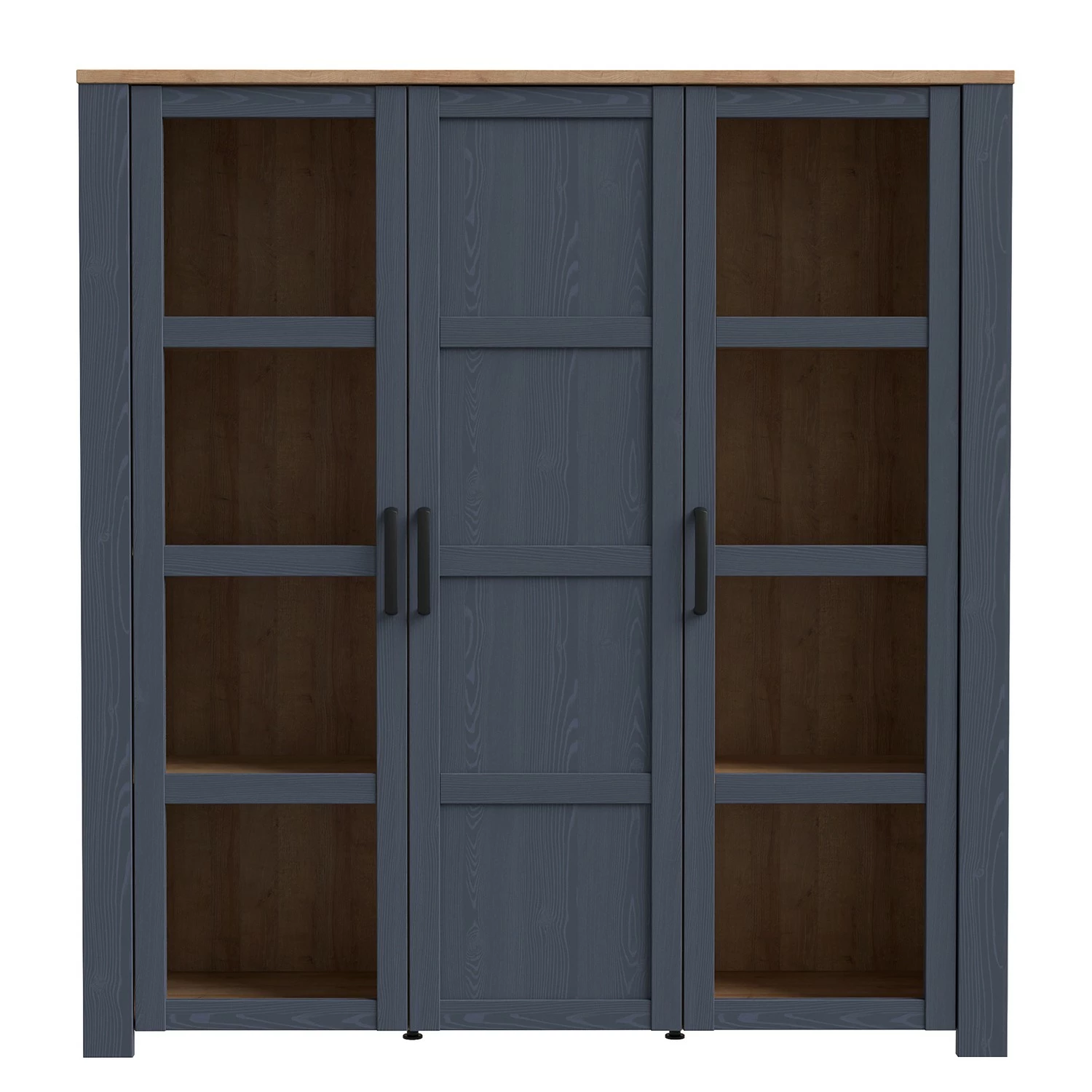 Ridgevalley Vitrinenschrank Vassia II - Eiche Navy Dekor / Eiche Riviera Dekor 7 Ridgevalley Vitrinenschrank Vassia II - Eiche Navy Dekor / Eiche Riviera Dekor – Bild 7