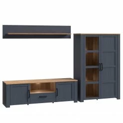 Ridgevalley Wohnwand Vassia I (3-teilig) - Eiche Navy Dekor / Eiche Riviera Dekor -WOHNZIMMERMÖBEL Verkäufe 1000344688 220414 040 DETAILS P000000001000344688