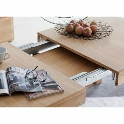 Naturoo Esstisch Tarent - (mit Ausziehfunktion) Eiche Bianco teilmassiv 5 Naturoo Esstisch Tarent - (mit Ausziehfunktion) Eiche Bianco teilmassiv -WOHNZIMMERMÖBEL Verkäufe 1000344926 220413 031 DETAILS P000000001000344926