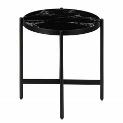 Studio Copenhagen Beistelltisch Abee II - Marmor / Metall - Marmor Schwarz / Schwarz 20 Studio Copenhagen Beistelltisch Abee II - Marmor / Metall - Marmor Schwarz / Schwarz -WOHNZIMMERMÖBEL Verkäufe 1000345471 220919 031 DETAILS P000000001000345471