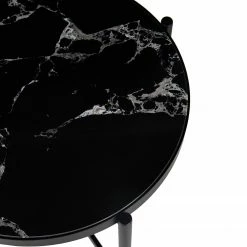 Studio Copenhagen Beistelltisch Abee II - Marmor / Metall - Marmor Schwarz / Schwarz 21 Studio Copenhagen Beistelltisch Abee II - Marmor / Metall - Marmor Schwarz / Schwarz -WOHNZIMMERMÖBEL Verkäufe 1000345471 220919 032 DETAILS P000000001000345471