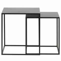 Red Living Beistelltisch Turon (2er-Set) - Metall - Schwarz -WOHNZIMMERMÖBEL Verkäufe 1000345791 220428 030 DETAILS P000000001000345791