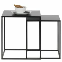 Red Living Beistelltisch Turon (2er-Set) - Metall - Schwarz -WOHNZIMMERMÖBEL Verkäufe 1000345791 220428 040 DETAILS P000000001000345791