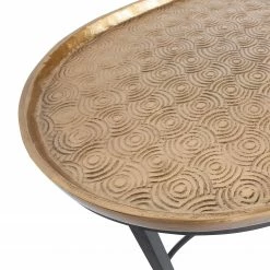 Red Living Beistelltisch Yantai (2er-Set) - Metall - Messing / Schwarz -WOHNZIMMERMÖBEL Verkäufe 1000345804 220428 040 DETAILS P000000001000345804