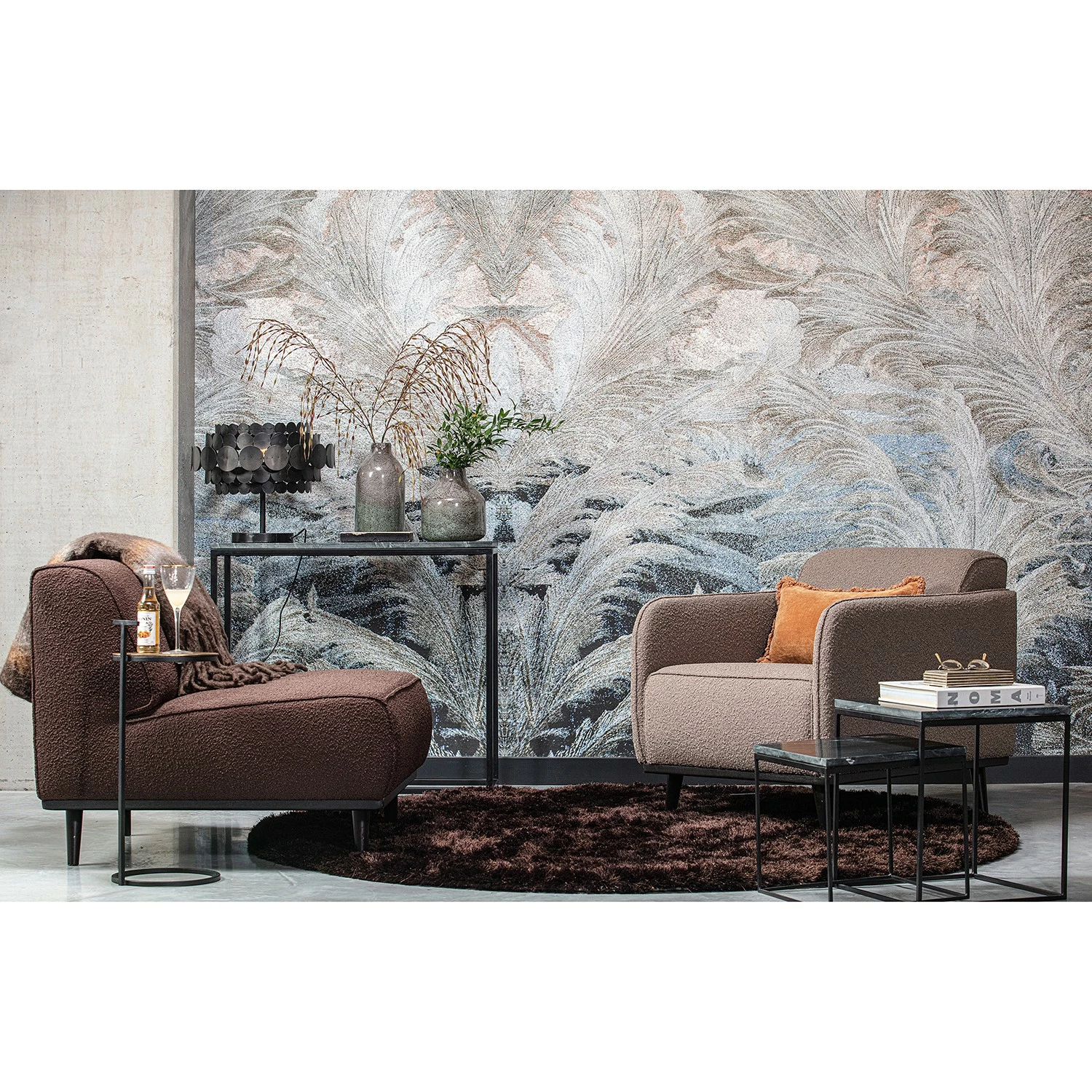 Red Living Konsolentisch Wida - Marmor / Metall - Marmor Schwarz / Schwarz 2 Red Living Konsolentisch Wida - Marmor / Metall - Marmor Schwarz / Schwarz – Bild 2