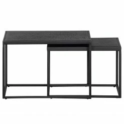 Red Living Beistelltisch Sorken (2er-Set) - Metall - Schwarz -WOHNZIMMERMÖBEL Verkäufe 1000345808 220428 030 DETAILS P000000001000345808