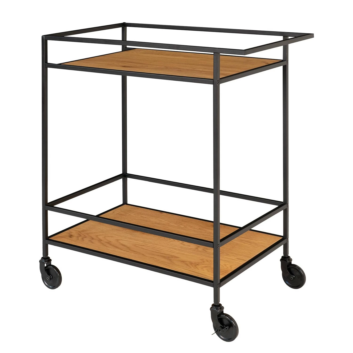 Red Living Servierwagen Arette - Eiche Dekor / Schwarz 1 Red Living Servierwagen Arette - Eiche Dekor / Schwarz