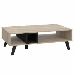 Loftscape Couchtisch Pesaro - Eiche Artisan Dekor / Schwarz