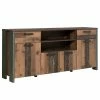 Loftscape Sideboard Ravenswood I - Altholz Dekor / Anthrazit
