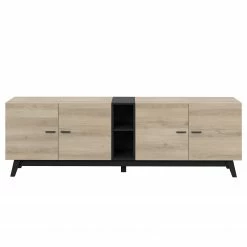 Loftscape Sideboard Pesaro II - Eiche Artisan Dekor / Schwarz - Breite: 200 cm 8 Loftscape Sideboard Pesaro II - Eiche Artisan Dekor / Schwarz - Breite: 200 cm -WOHNZIMMERMÖBEL Verkäufe 1000348118 220603 030 DETAILS P000000001000348118