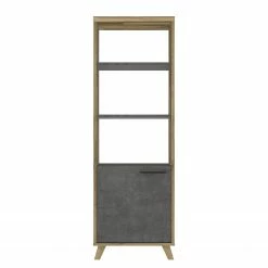 Fredriks Büroregal Winster - Asteiche Dekor / Beton Dekor 10 Fredriks Büroregal Winster - Asteiche Dekor / Beton Dekor -WOHNZIMMERMÖBEL Verkäufe 1000348165 220505 030 DETAILS P000000001000348165