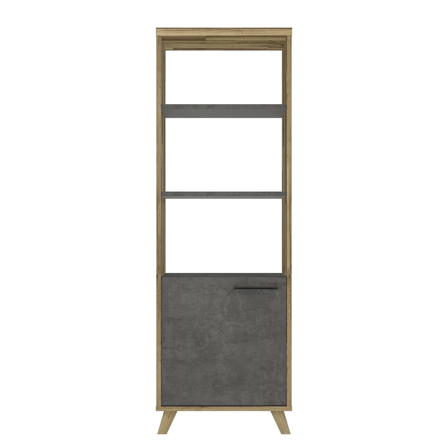 Fredriks Büroregal Winster - Asteiche Dekor / Beton Dekor 3 Fredriks Büroregal Winster - Asteiche Dekor / Beton Dekor – Bild 3