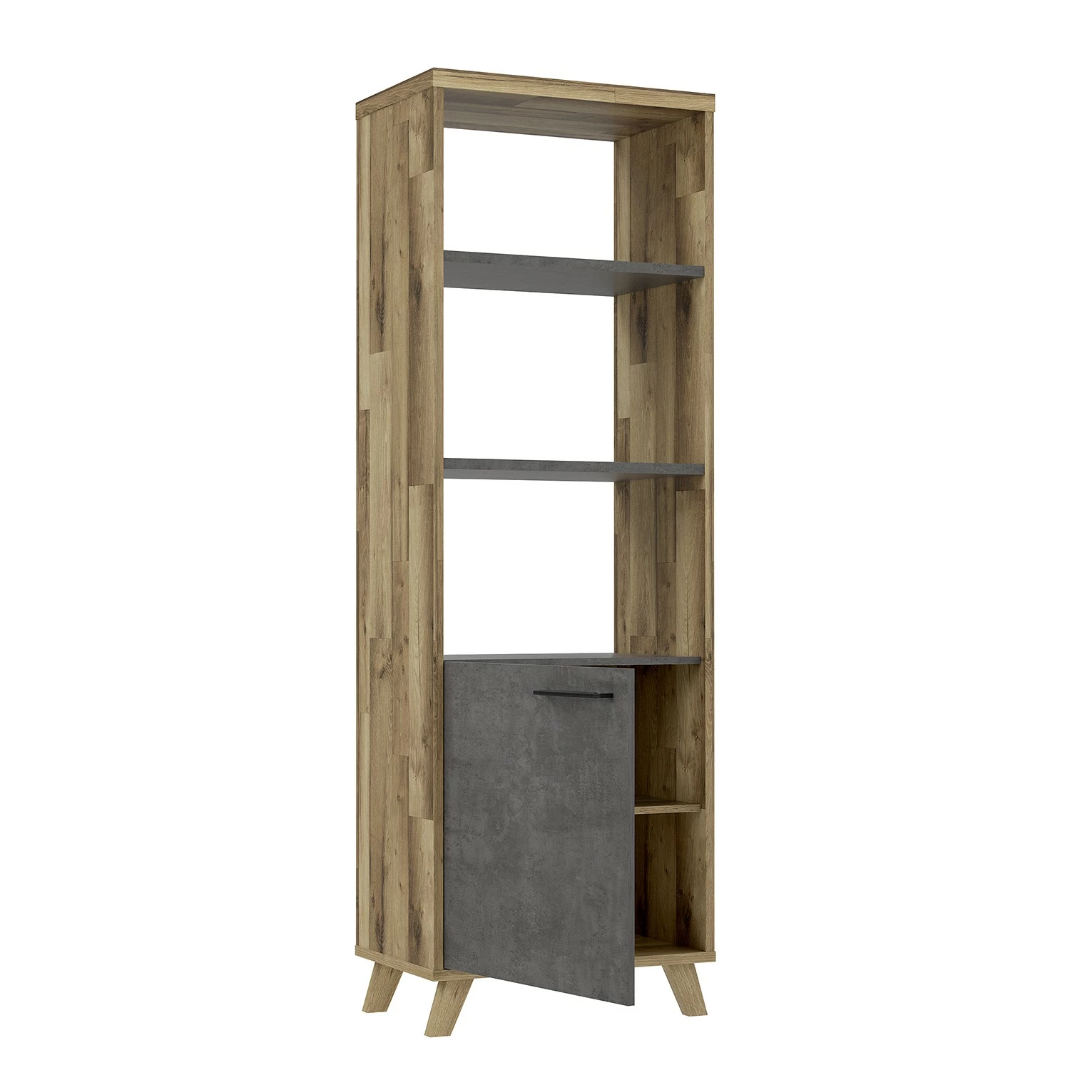 Fredriks Büroregal Winster - Asteiche Dekor / Beton Dekor 5 Fredriks Büroregal Winster - Asteiche Dekor / Beton Dekor – Bild 5