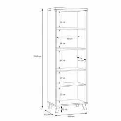 Fredriks Büroregal Winster - Asteiche Dekor / Beton Dekor 15 Fredriks Büroregal Winster - Asteiche Dekor / Beton Dekor -WOHNZIMMERMÖBEL Verkäufe 1000348165 220505 501 SKETCH DETAILS P000000001000348165 sketch