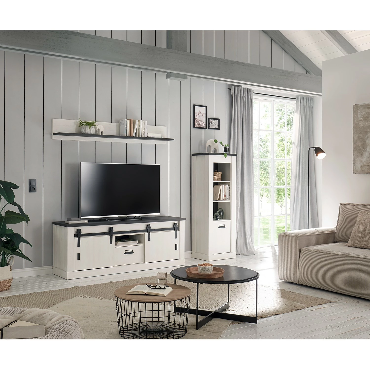 Ridgevalley Wandboard Shutter - Pinie Weiß Dekor 3 Ridgevalley Wandboard Shutter - Pinie Weiß Dekor – Bild 3